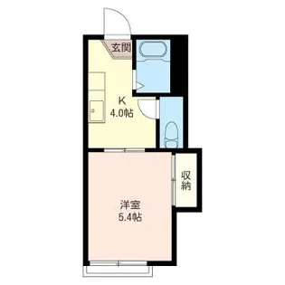 ベルハイツ【1階】の間取り