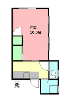 千葉県千葉市中央区千葉寺町【アパート】の間取り