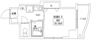 ウエルス東駒形【9階】の間取り