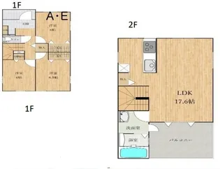埼玉県深谷市緑ケ丘【一戸建】の間取り