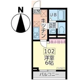 ユーフォリア長町南【1階】の間取り