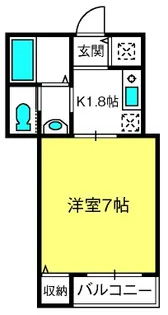 Lustre大宮【1階】の間取り