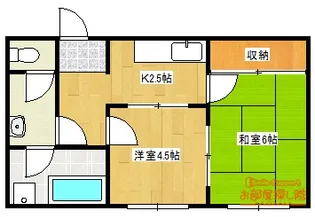 水城第3ビル【4階】の間取り