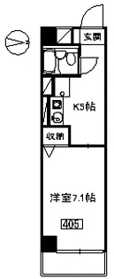 ロイヤルエクセレント学芸大【4階】の間取り