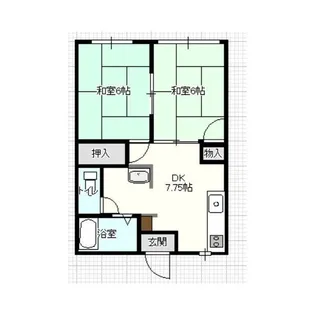 サンライズイマイ【1階】の間取り