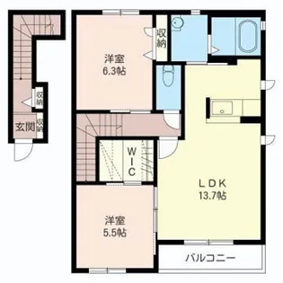 AーSTYLE【2階】の間取り