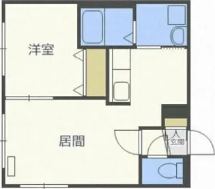 YELL東札幌【1階】の間取り