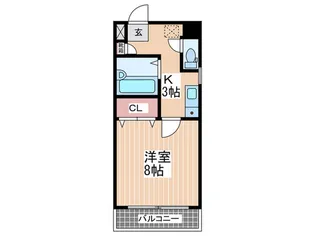 横川マンション【10階】の間取り