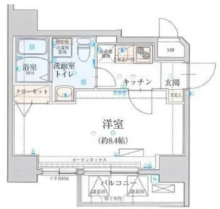 リヴシティ一番町【10階】の間取り