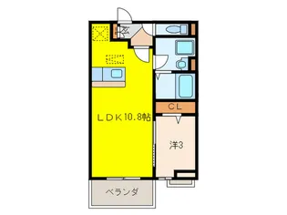 FOREST清荒神【1階】の間取り