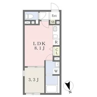 LUORE浅間町【2階】の間取り