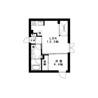 Cave de carre【3階】の間取り