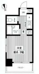 スカイコート早稲田第2【8階】の間取り