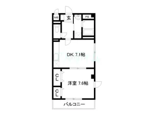 アベニール・ポルト【2階】の間取り