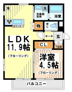 エルミタージュ桜上水南 弊社管理物件【2階】の間取り