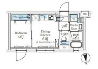 CREAL premier笹塚【1階】の間取り