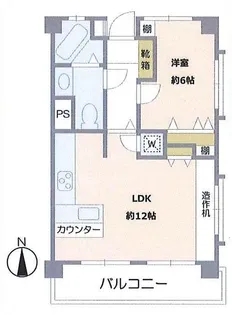 桜台フラワーホーム【2階】の間取り