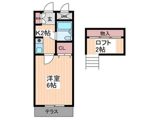 アクバ-五日市【1階】の間取り