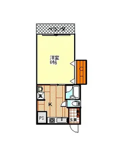 グリーンパレスIZUMI【2階】の間取り