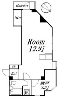 メゾンホワイト【3階】の間取り