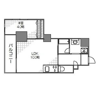 仮称 タイガーアパートメント【5階】の間取り