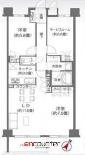 ガーデンホーム南千住EXPlaza【3階】の間取り
