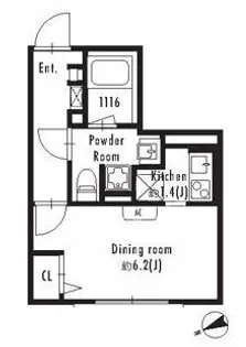 GRAN PASEO西新宿【2階】の間取り