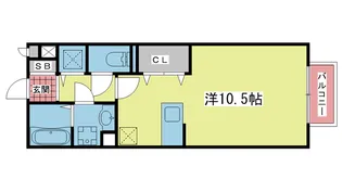 HITOMI DORMITORY【1階】の間取り