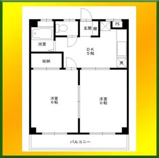 秋山マンション【3階】の間取り