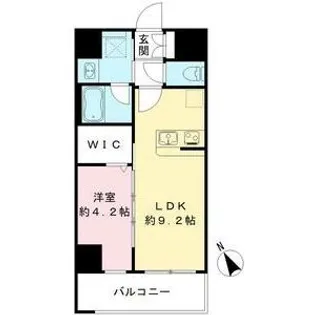 アクエルド明石西【4階】の間取り