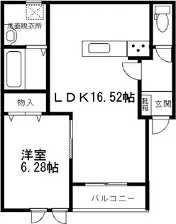 ヴェール【3階】の間取り