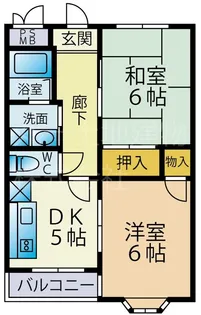 ハイカムールEY【4階】の間取り