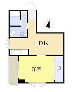 シルバーハイツ【1階】の間取り