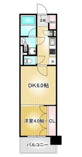 オープンレジデンシア金山熱田Live【2階】の間取り