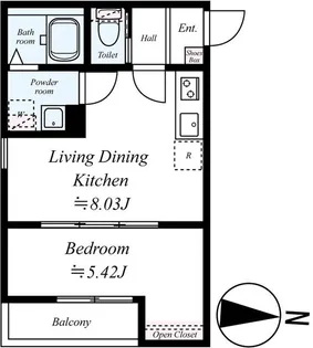 GRADUS鶴ヶ島V【3階】の間取り