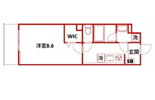 hamy II (ハミーツー)【3階】の間取り