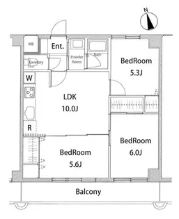 ソサエティコートクラシック【3階】の間取り