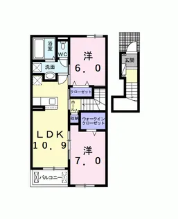 ニコ ボニータ【2階】の間取り
