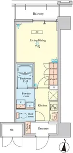 RJRプレシア菊川駅前【9階】の間取り