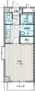 ペンションシングウ【3階】の間取り