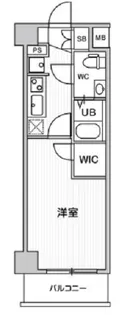 ジェノヴィア蒲田IIスカイガーデン【2階】の間取り