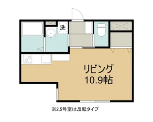 assurance本町通【3階】の間取り