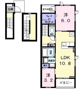 グレイスフル【3階】の間取り