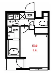 スマートVILLA中延伍番館【2階】の間取り