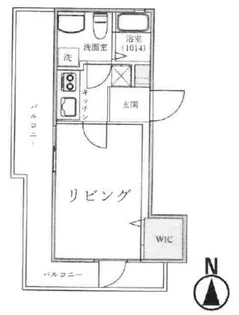 デュークイン竹皮屋【4階】の間取り