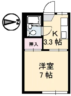 ヴィラあさひ【2階】の間取り