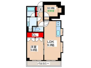サン・ライズ砂川【4階】の間取り