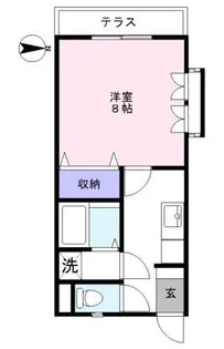 リバーフィールド5【1階】の間取り