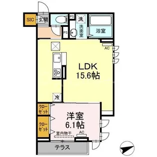 アンジュール徳丸A棟【2階】の間取り