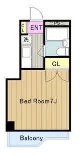 マンション如月【2階】の間取り